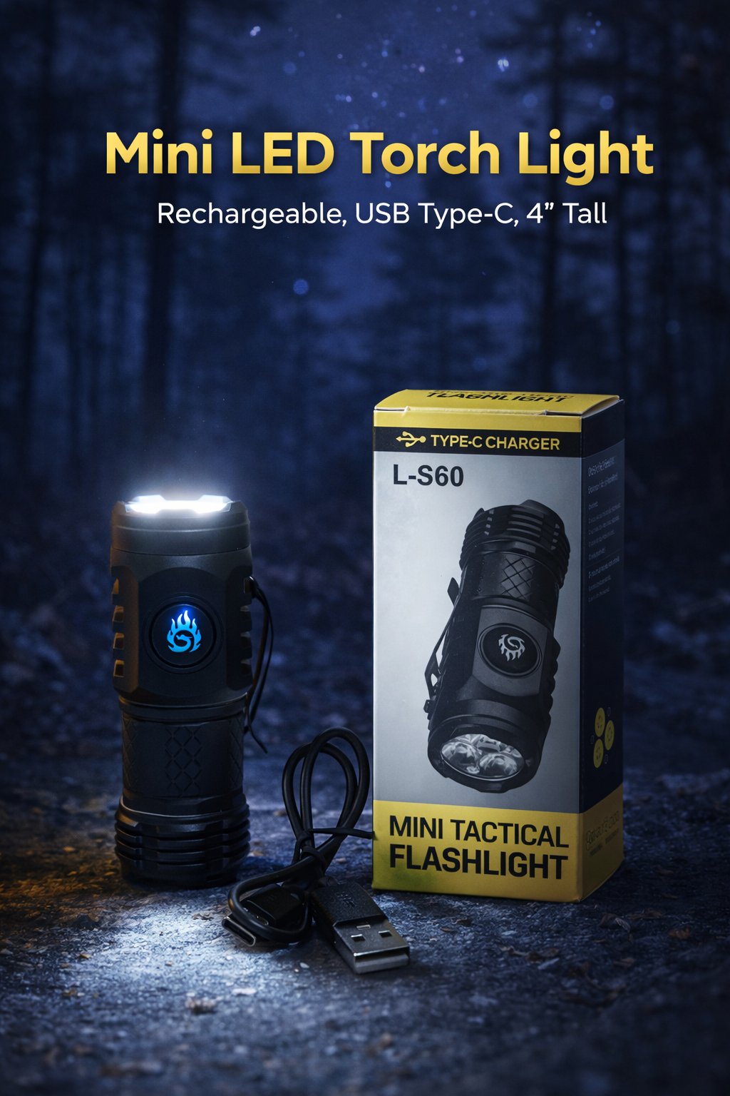 Rechargeable Mini Torch Light